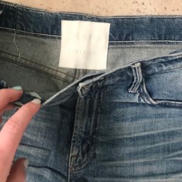 MOTHER denim The Dutchie Fray Short 27 or 28 - Picture 2 of 6